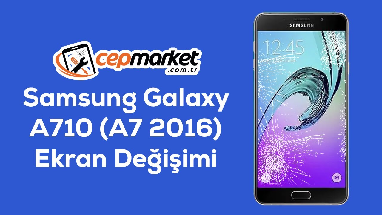 Samsung Galaxy A710 (A7 2016) Ekran Değişimi Nasıl Yapılır ?#a710
