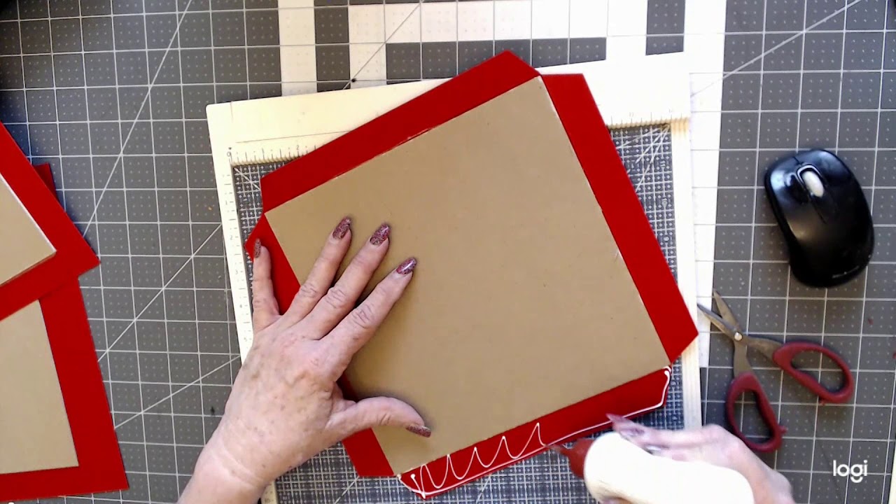 Cover and Hinge  Tutorial for Authentique Voyage Mini Album