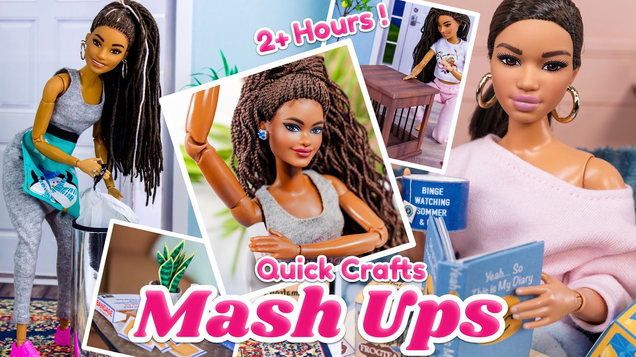 Quick Crafts Mashup Plus New DIY IKEA Coffee Table | Miniature Crafts for the Dollhouse