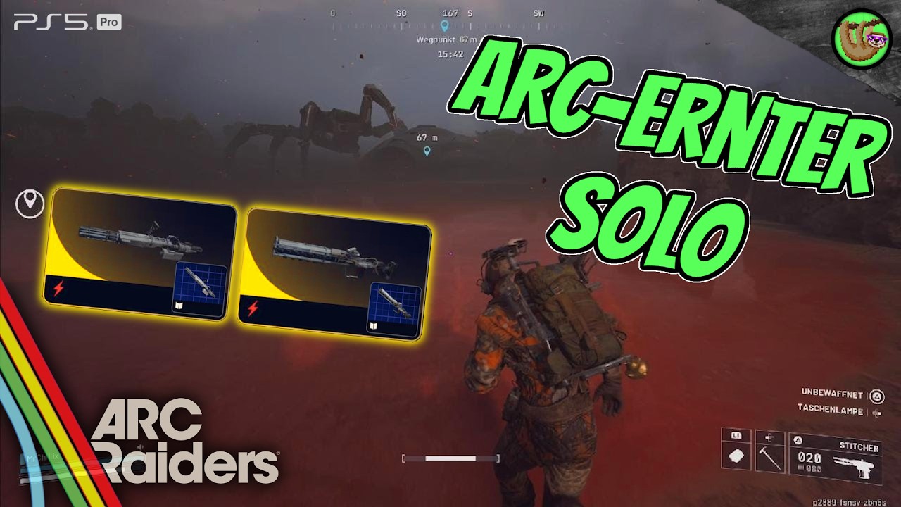 ARC Raiders - Damm-Schlachtfelder (Solo) - Baupläne für Equalizer & Jupiter (NO COMMENTARY)