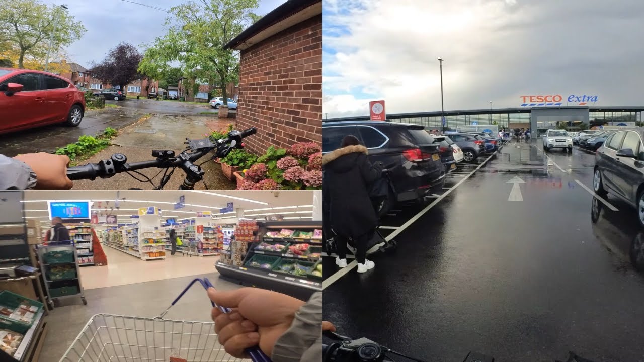 Shopping in Tesco Extra