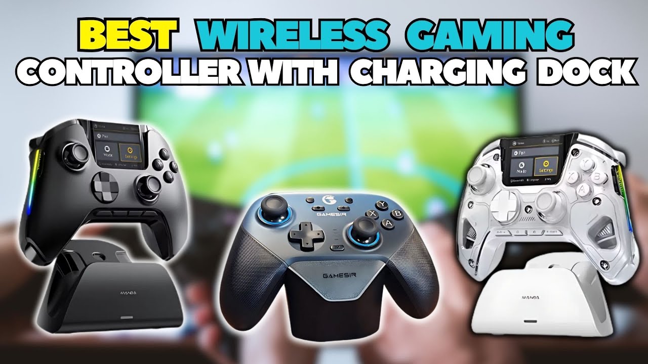 Best 5 Wireless Gaming Controller With Charging Dock 2025