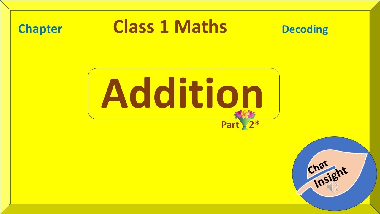 Class 1 Maths Addition