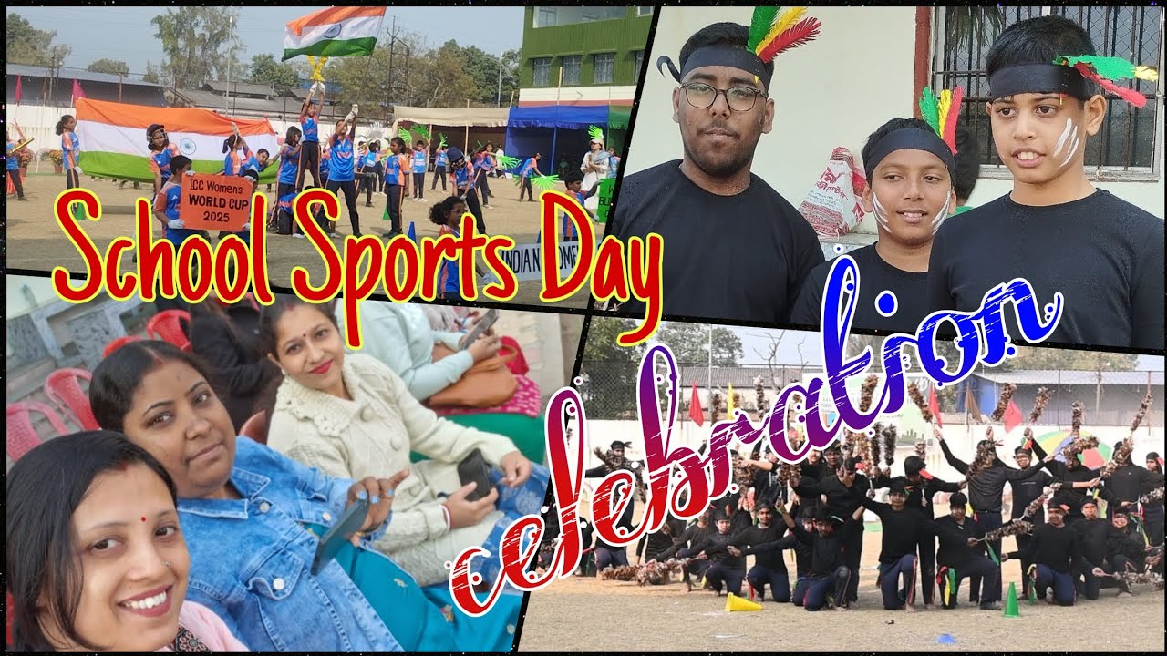 Sports Day at Sid's School... Means Mother's get together🥰🤩🤟 #schoollife #sportsday #schooltime #fun