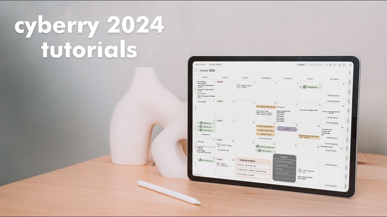 2024 Cyberry Digital Planners | Setup Guide & Tutorials