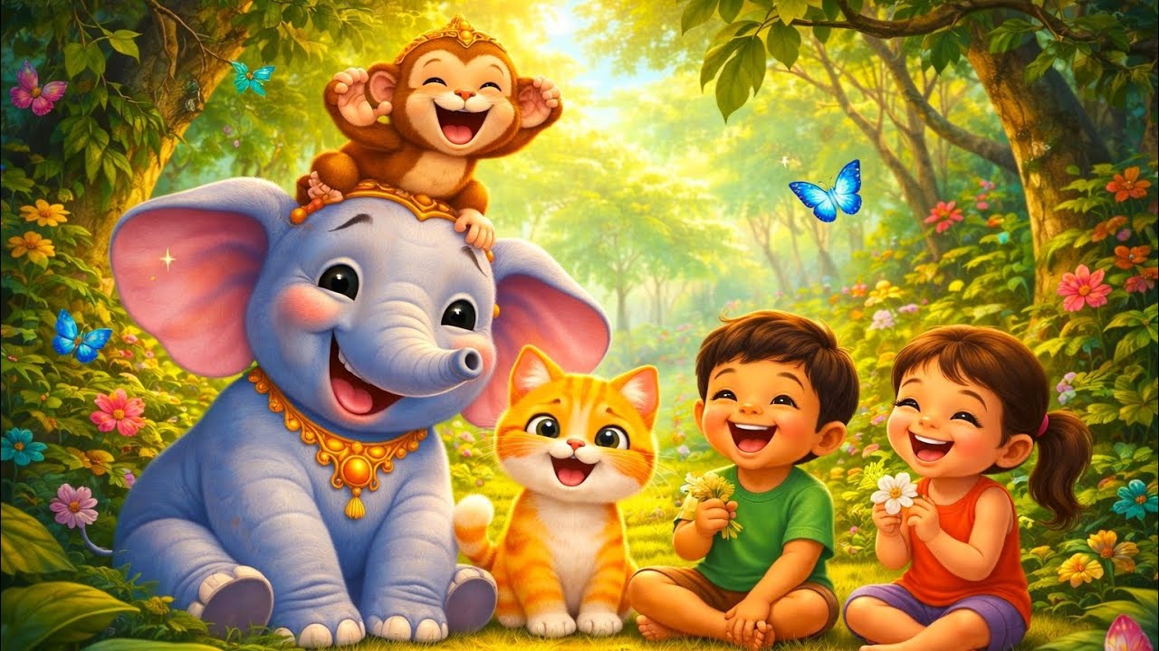 🐘Haathi Ko Bukhaar Hai 🤒 | Funny & Healthy Kids Cartoon🐒