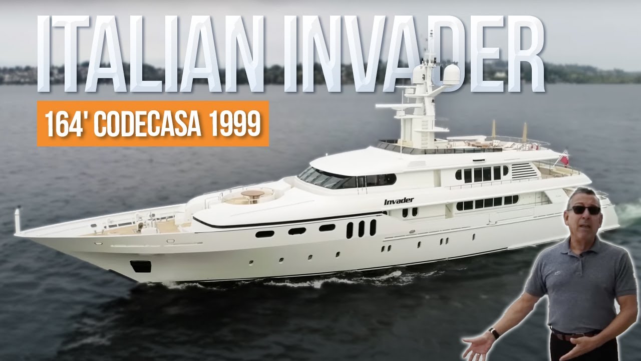 INVADER: 164 Codecasa Superyacht Tour [Walkthrough]