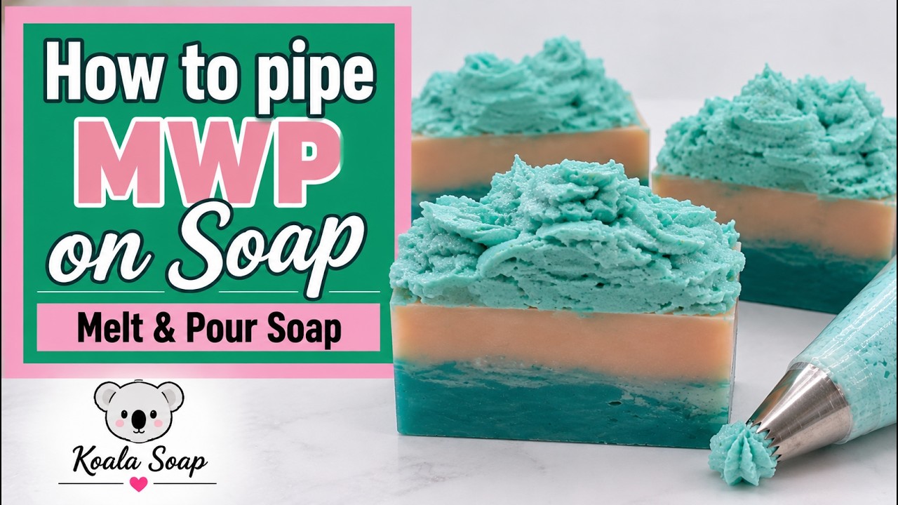 Piping Melt and Pour Soap Using MWP