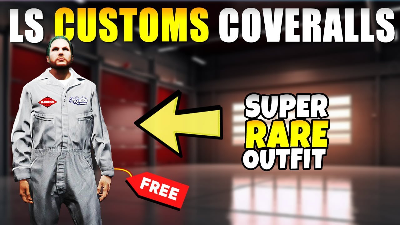 GTA 5 Online How to Unlock LS Customs Coveralls (SUPER RARE Outfit)