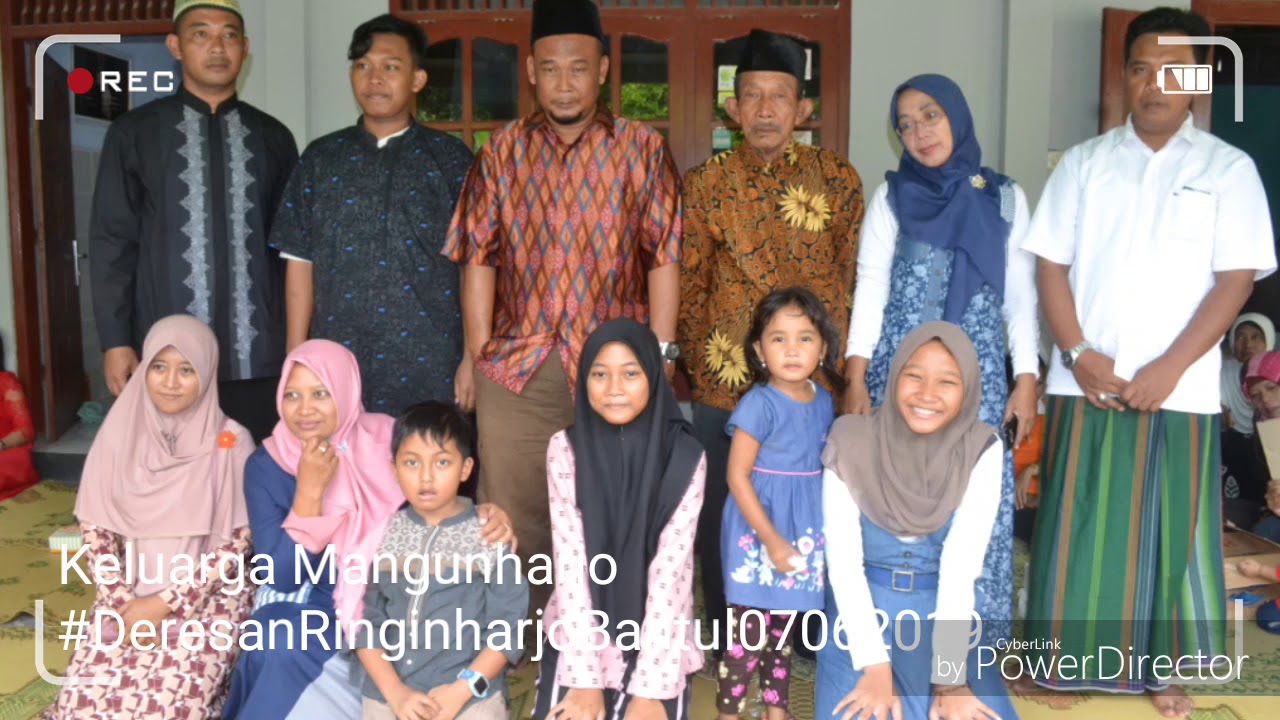 Keluarga Mangunharjo. 07 Juni 2019 Deresan, Ringinharjo, Bantul. Lagu : Kla Project 