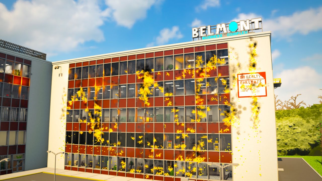 FIRE Breaks Out In Business Office  - Teardown
