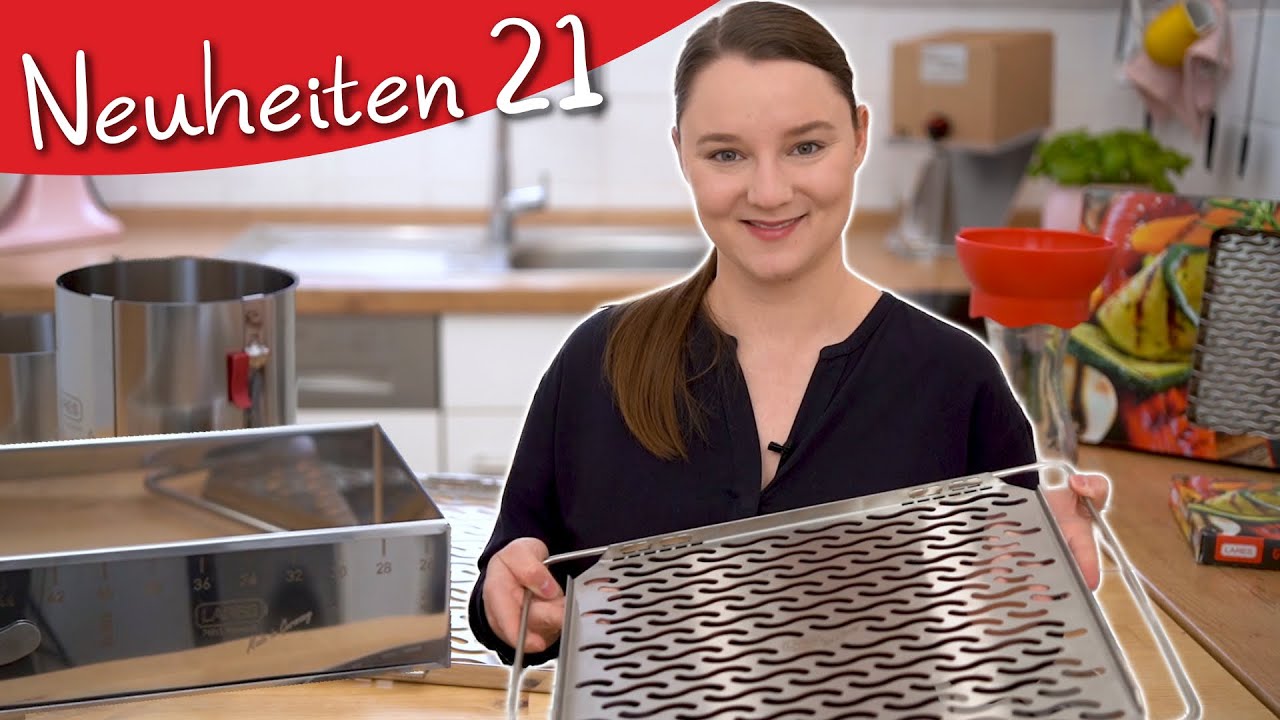Backzubehör Neuheiten 2021 von Lares: Tortenringe, Backrahmen, Backblech, Grillschalen...