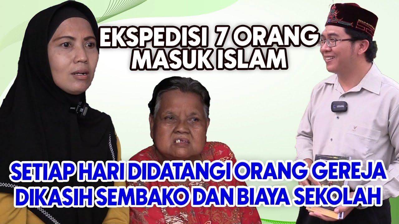 EKSPEDISI 7 ORANG MASUK ISLAM, IBU DI MADIUN DIDATANGI ORANG GEREJA SETIAP HARI