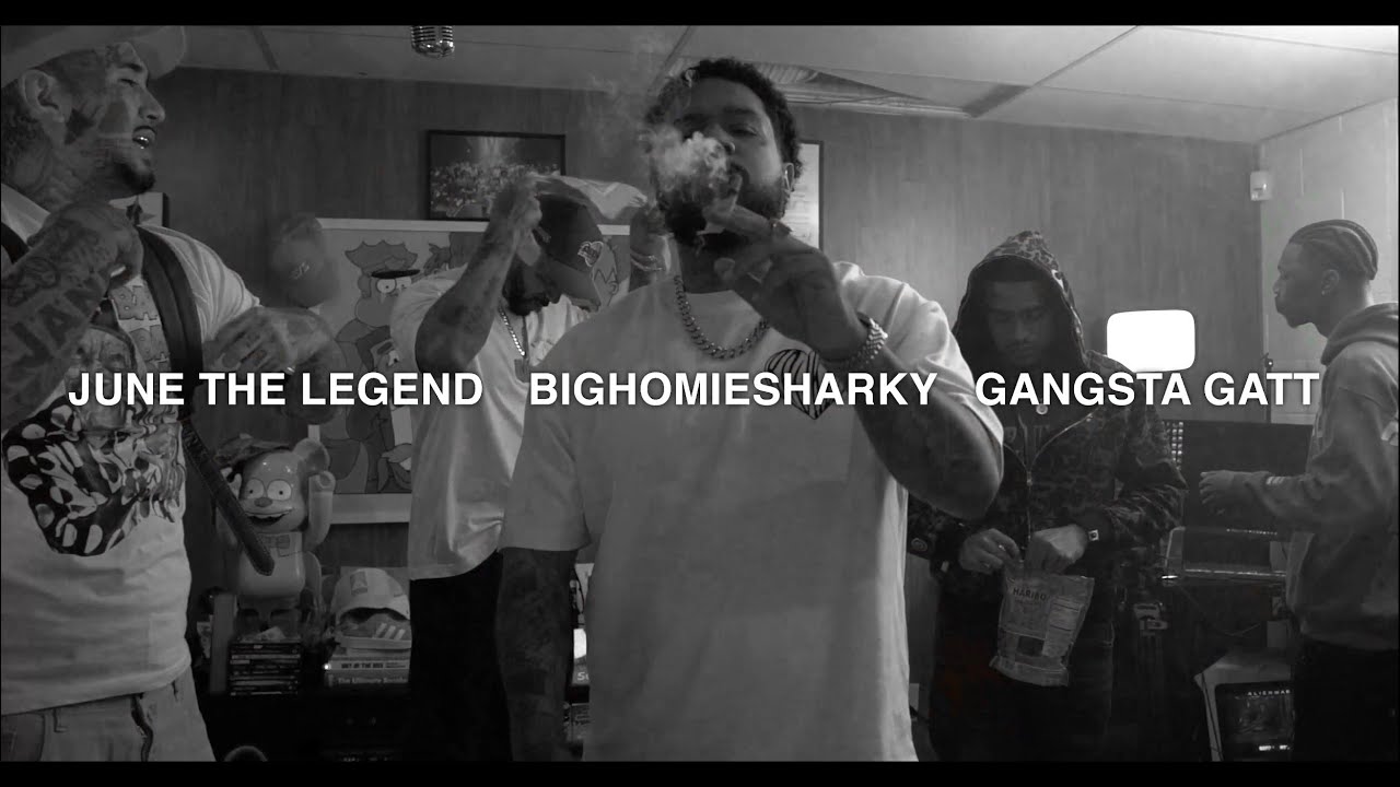 JUNE THE LEGEND X BIGHOMIESHARKY X GANGSTA GATT - DOWN FOR THE GANG DIR. BY @HighwayMoneyMan