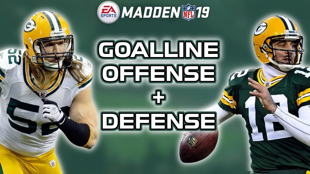 MONEY PLAY - Goalline Offense + Defense - Madden 19 tips