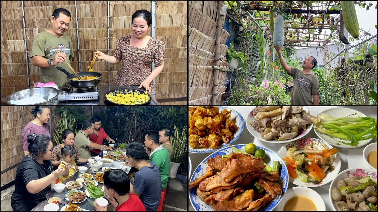Cùng Chị Em Cháu, Cột Chèo Ăn Vú Heo Nướng | Thuý Nhân Trà Vinh #436