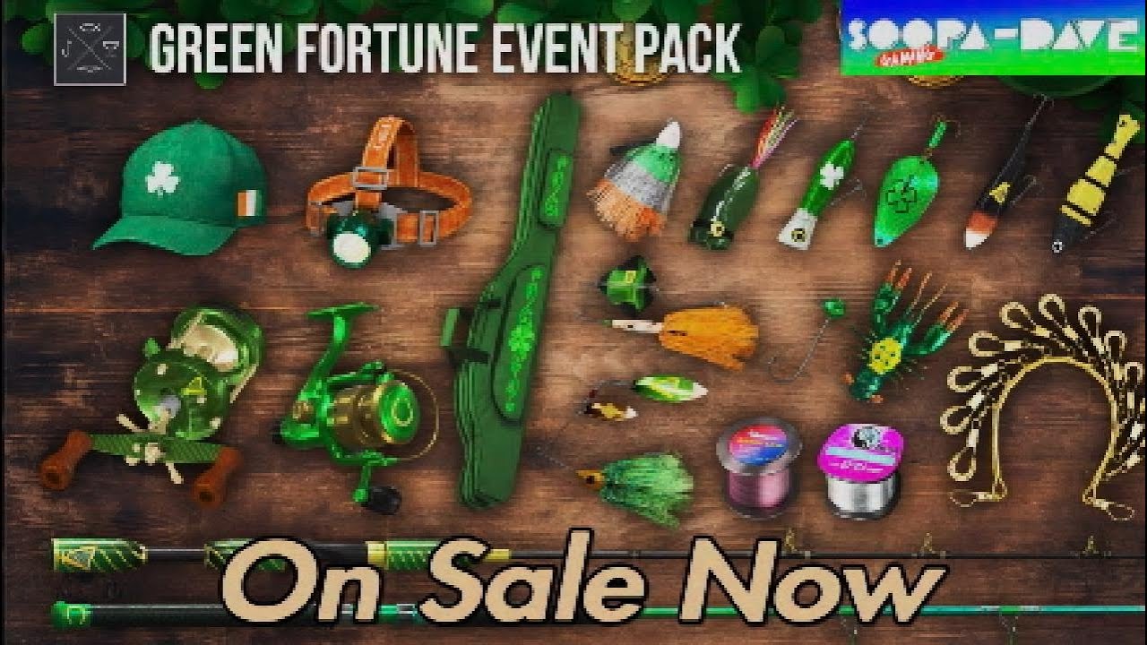 Green Fortune Event Pack On Sale Fishing Planet
