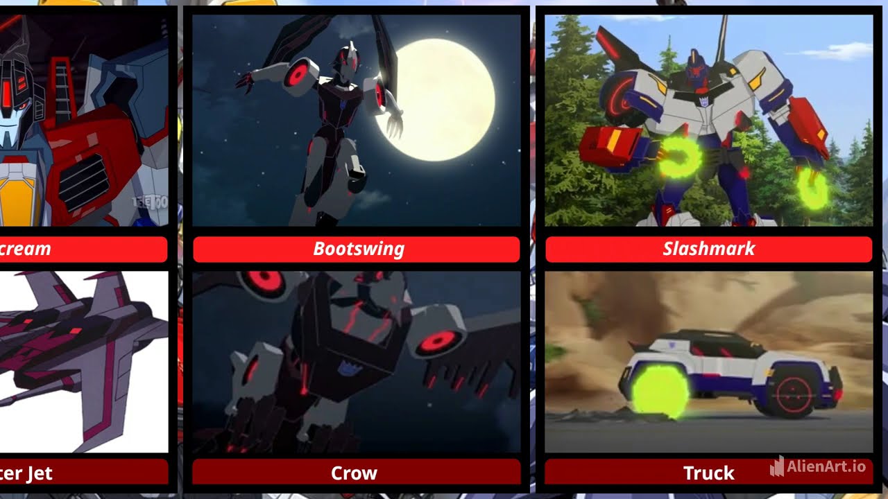 Transformers Robots In Disguise Decepticons And Their Alt-Mode