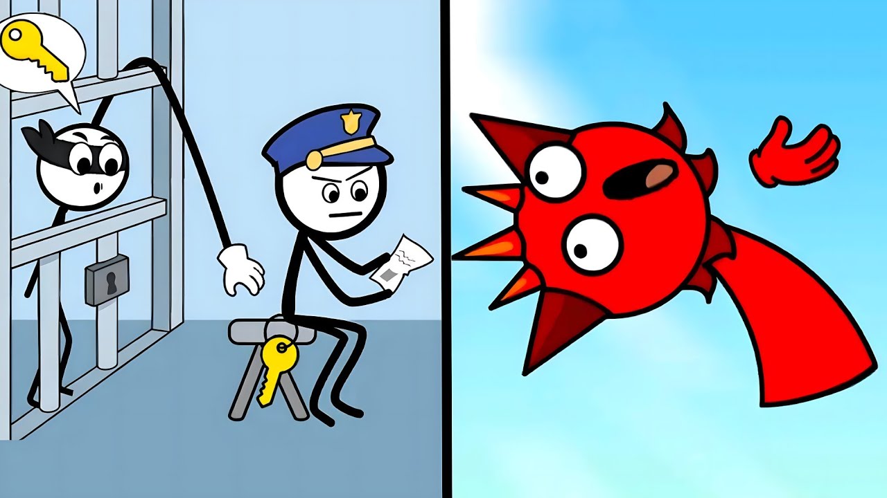 Thief Puzzle 🆚 Spooky Bounce| This Thief is TOO Smart 😱 | Only 1% Can Solve This Thief Puzzle 😂.