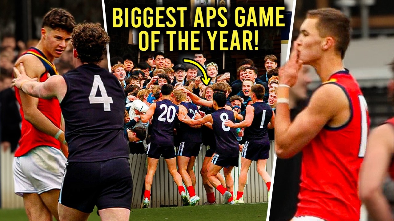 The BIGGEST game of PRIVATE SCHOOL footy! Melbourne Grammar v Scotch College | Full Highlights