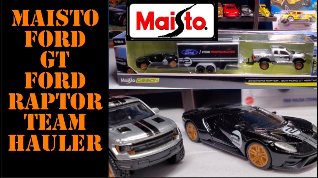 Maisto Ford GT/Ford Raptor Team Hauler Unboxing/Review