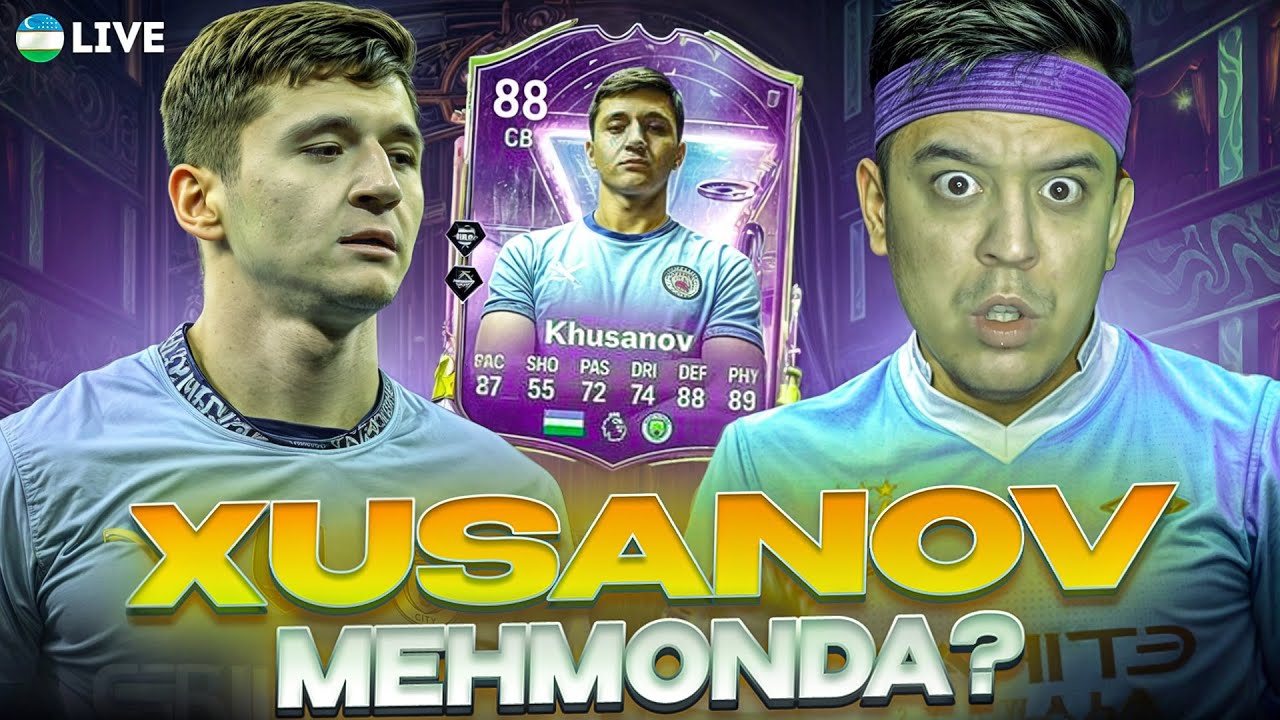 🔴UZB KONKURS KHUSANOV VS RONALDO BILAN 15 MINGLI TURNIR UYNIMIZA ! UZBEK SILA #uzbekistan