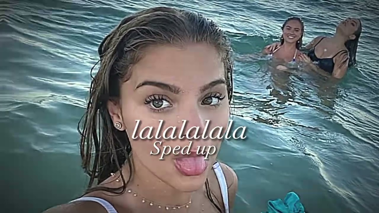 La la la-voyage sped up😍