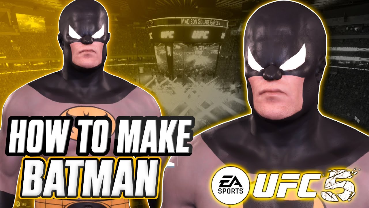 How To Make Batman In EA Sports UFC 5 (Create-A-Fighter Formula) | Spree Gaming