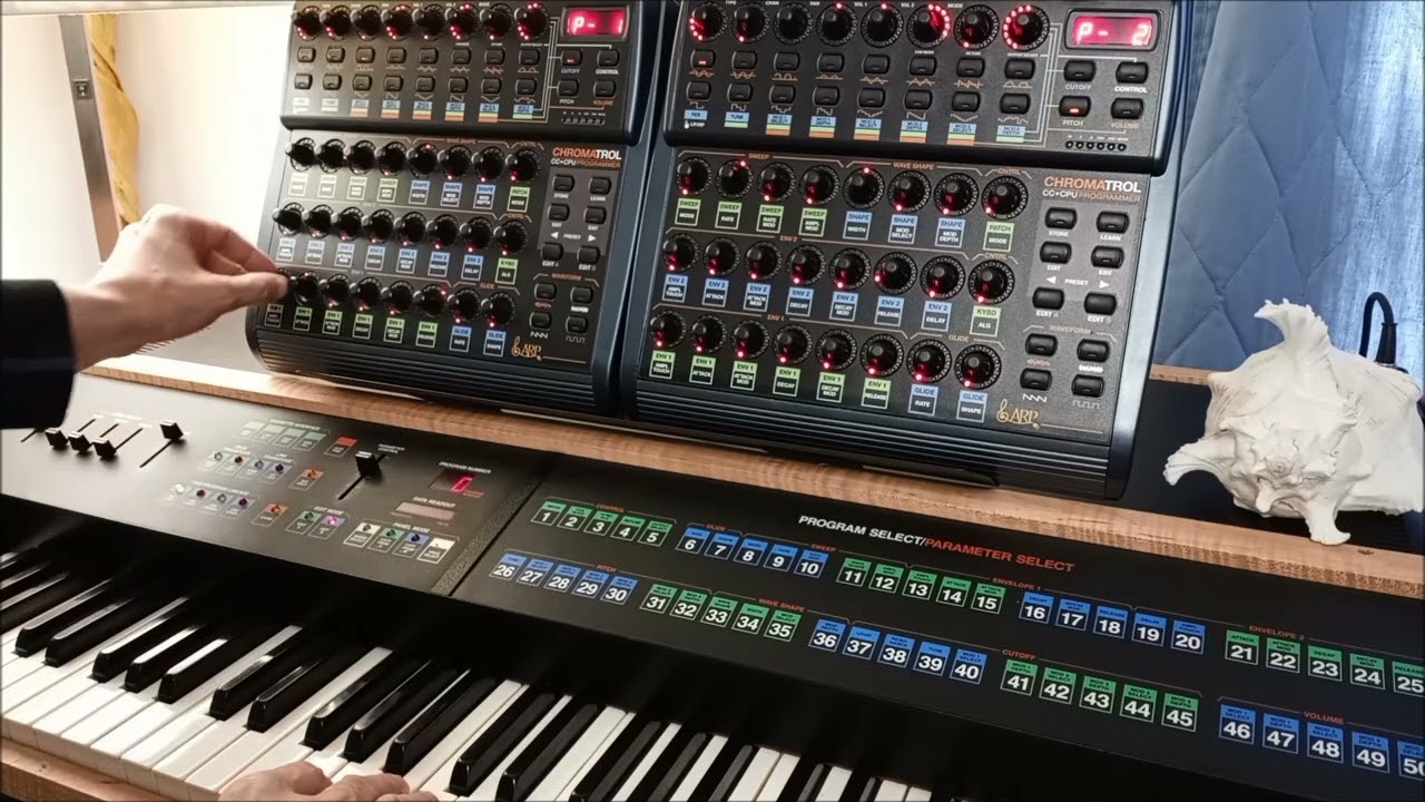 CC+ Rhodes Chroma with 2 BCR2000's Programming Demo #1 - No Talking