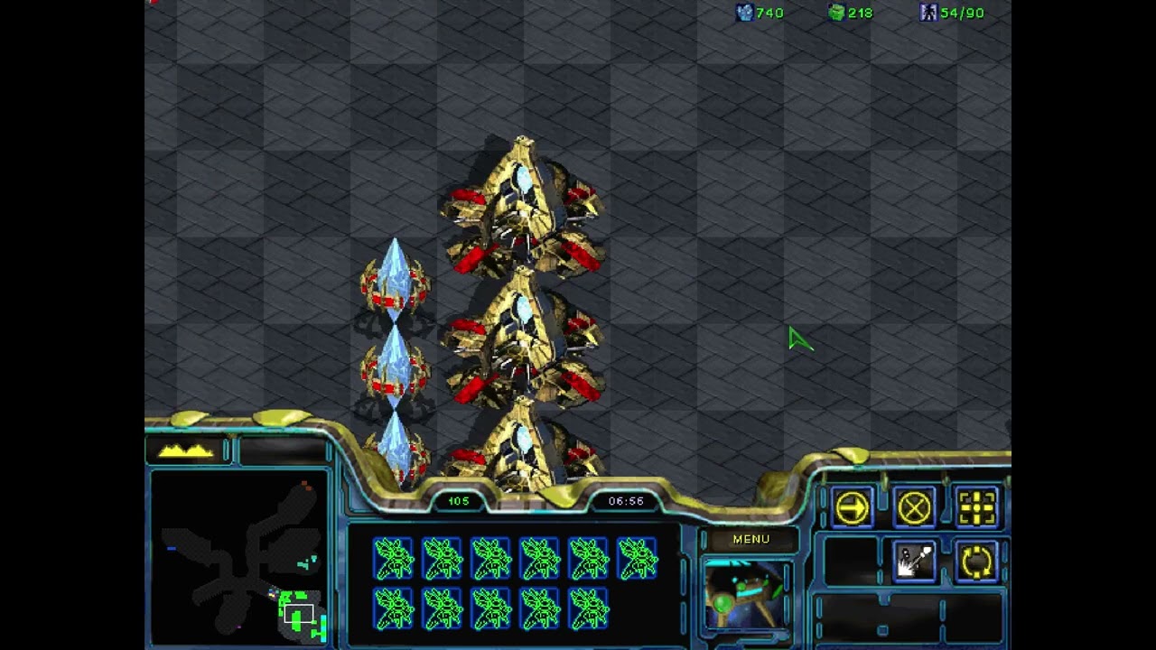 [StarCraft星海爭霸] FastMap 1p vs 7r- 25mins，快速無限礦，25分鐘完成1神打7隨機電腦。