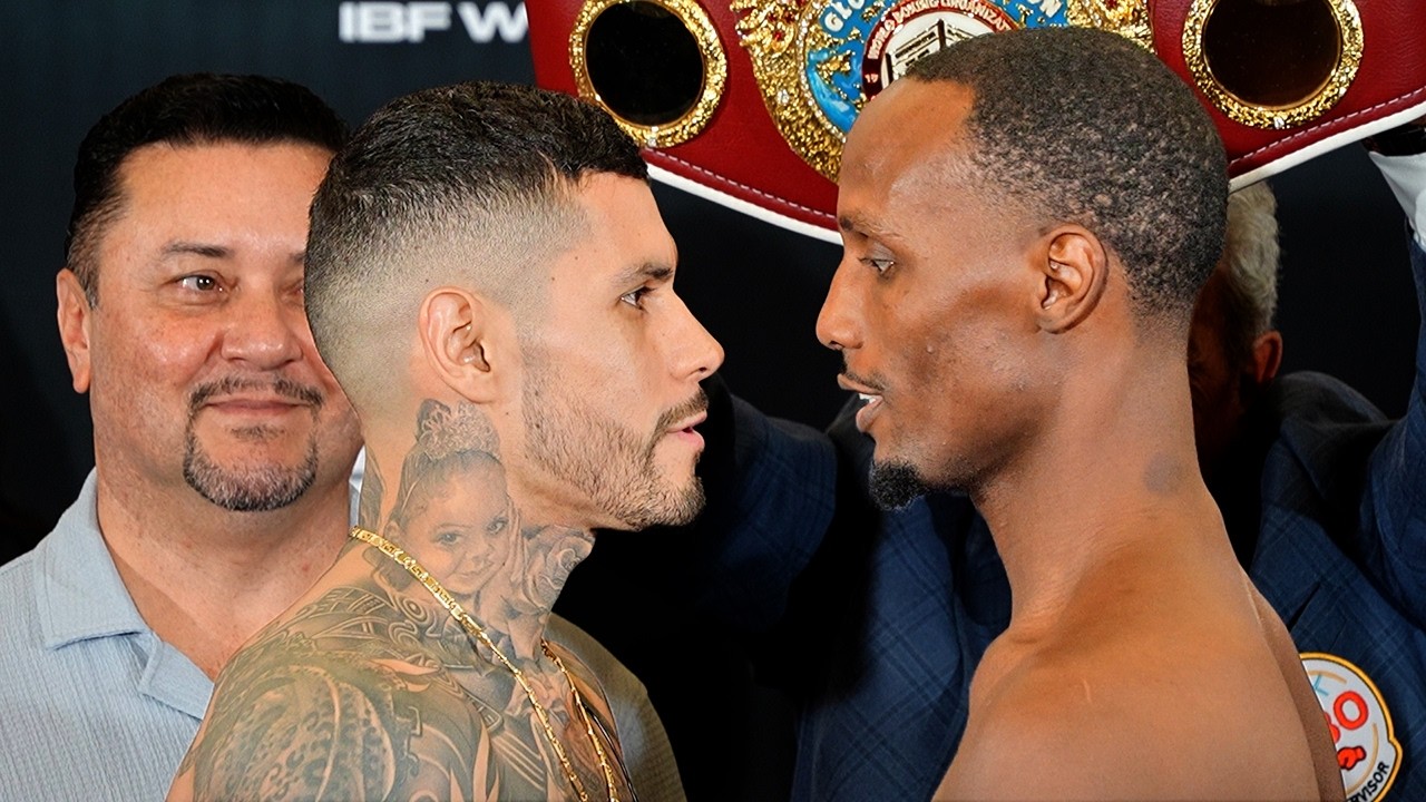 Barboza vs Sims | Collazo vs Haro | Fundora vs Corredor - Full Weigh In & Face Off Video