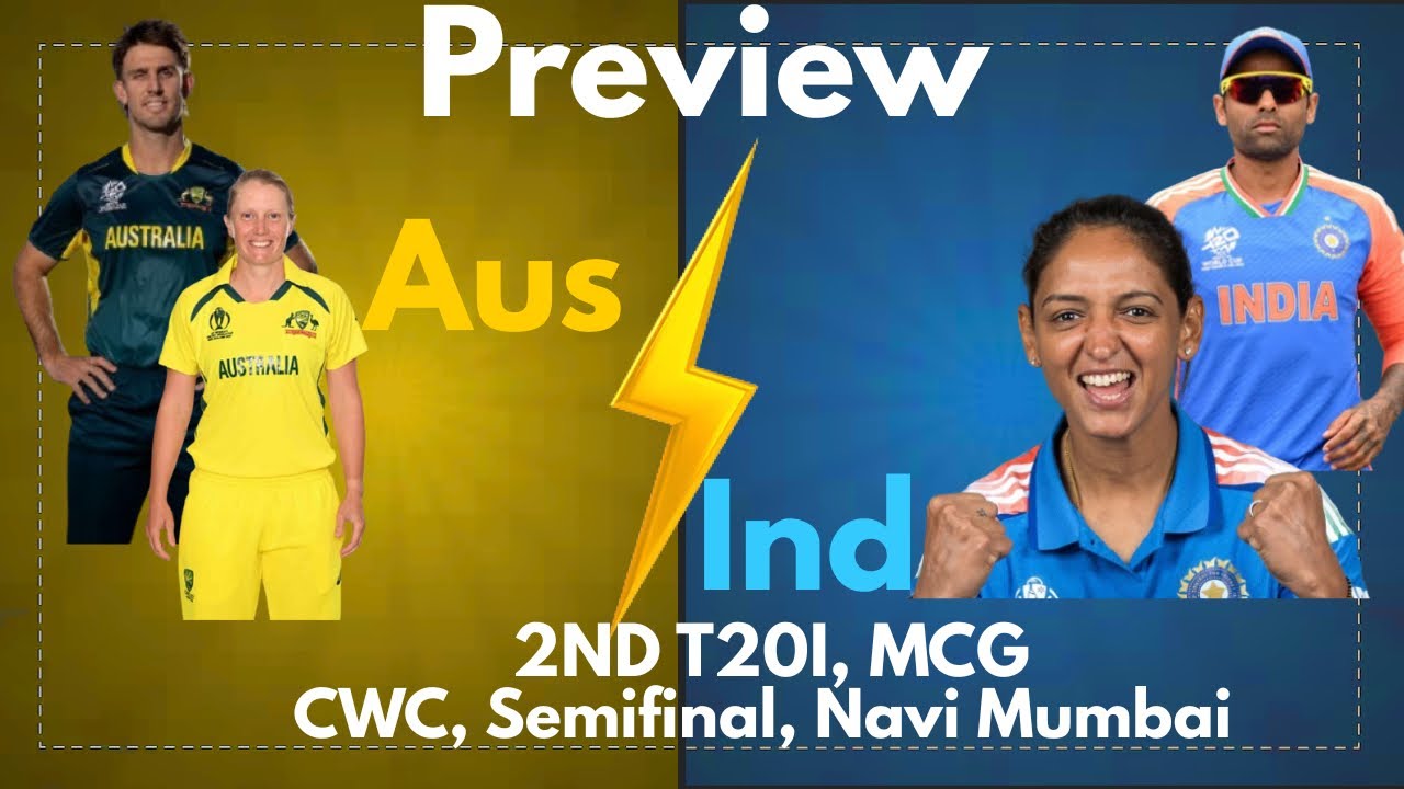 Big 48 Hours for India! 🇮🇳 Women’s WC SF Today, Men’s 2nd T20 Tomorrow | IND vs AUS Preview