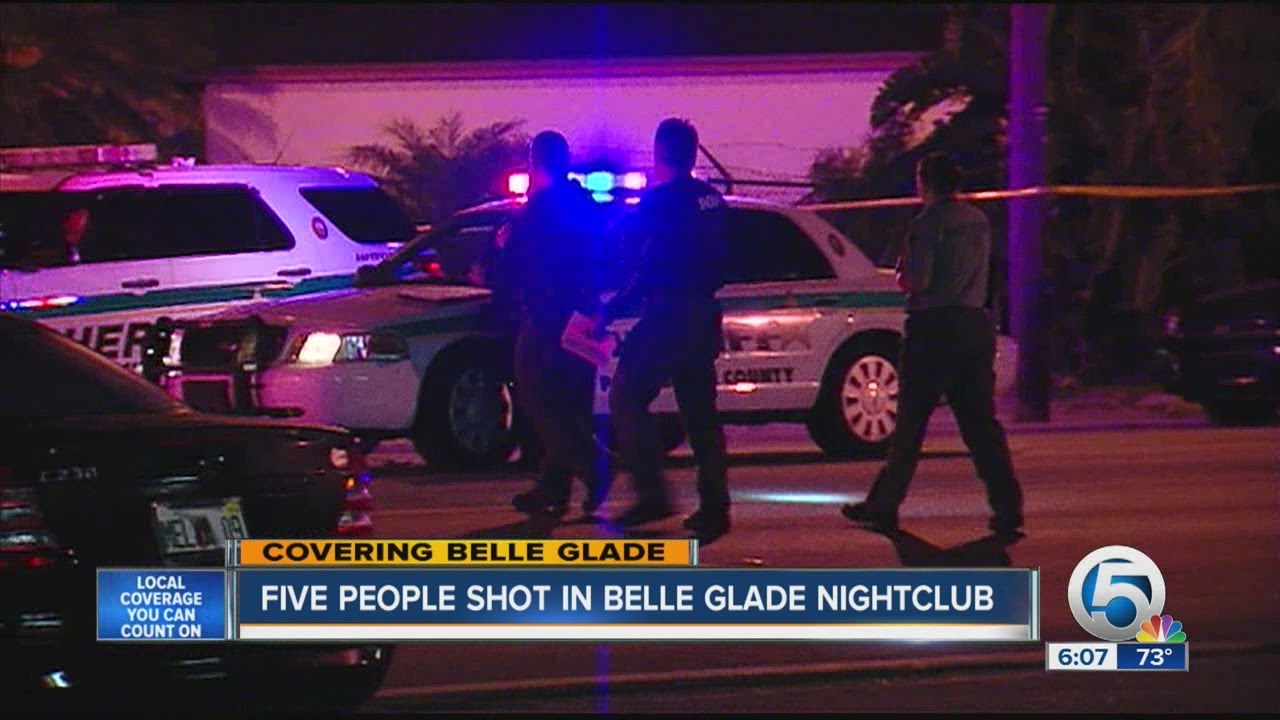Five people shot in Belle Glade nightclub