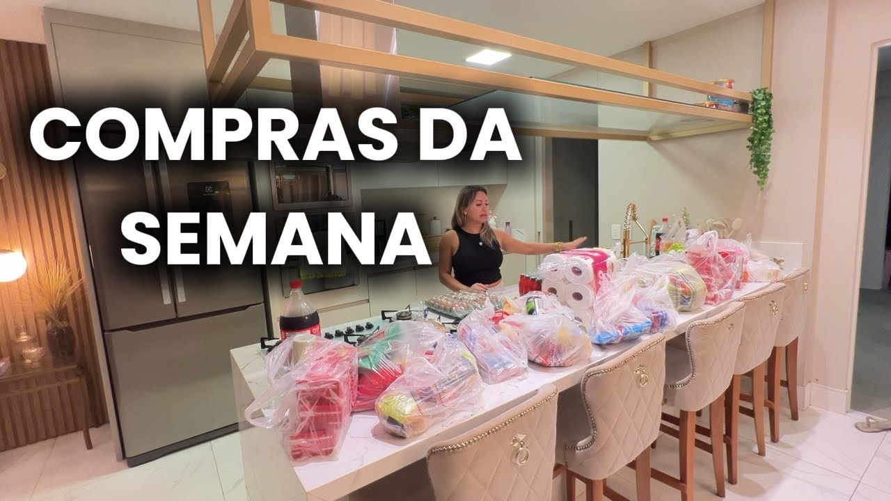 Compras da semana + P&aacute;scoa 🐰 | quanto gastei + o que comprei pra cestinha da Rafaela