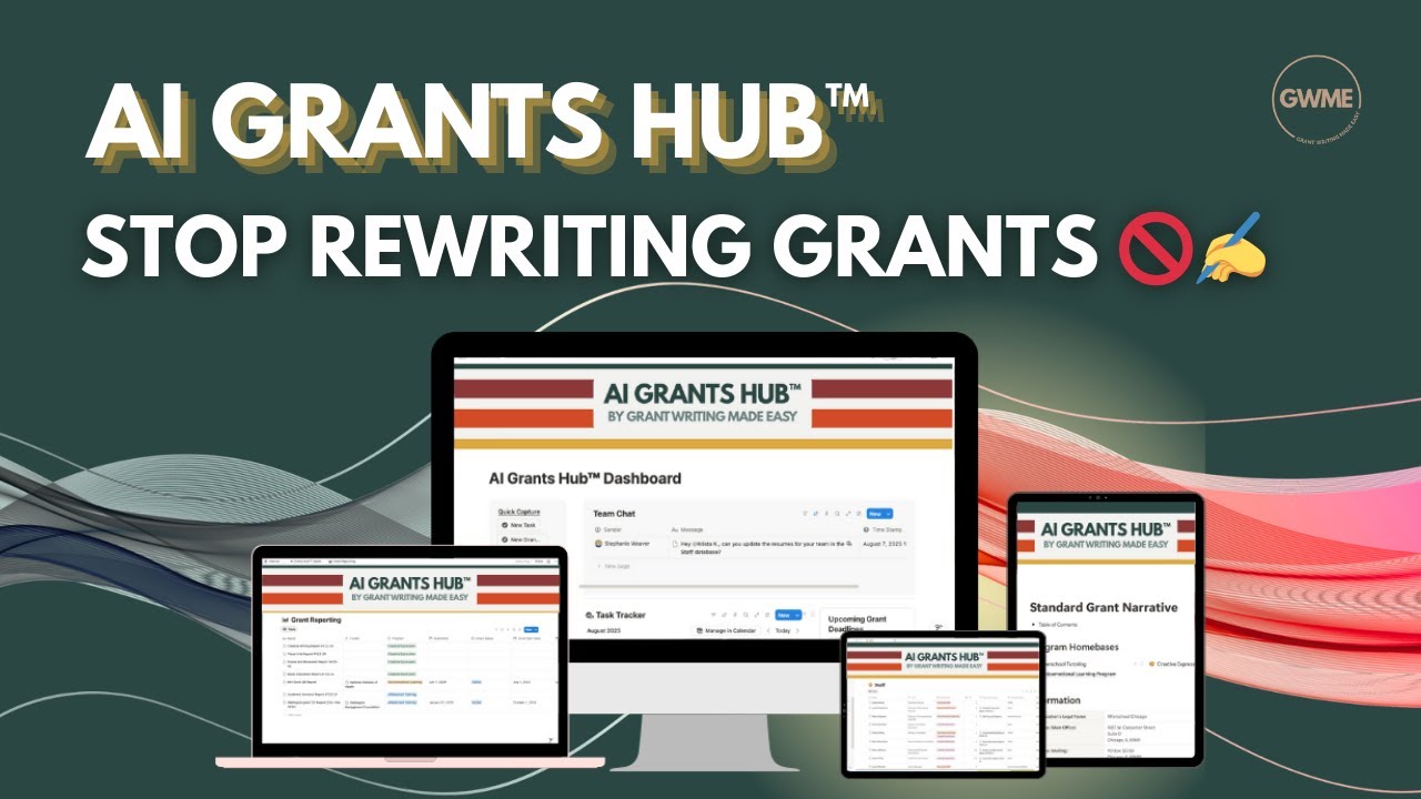 The Grant Archive: AI-Powered Tool for Smarter Grant Writing | AI Grants Hub&trade;