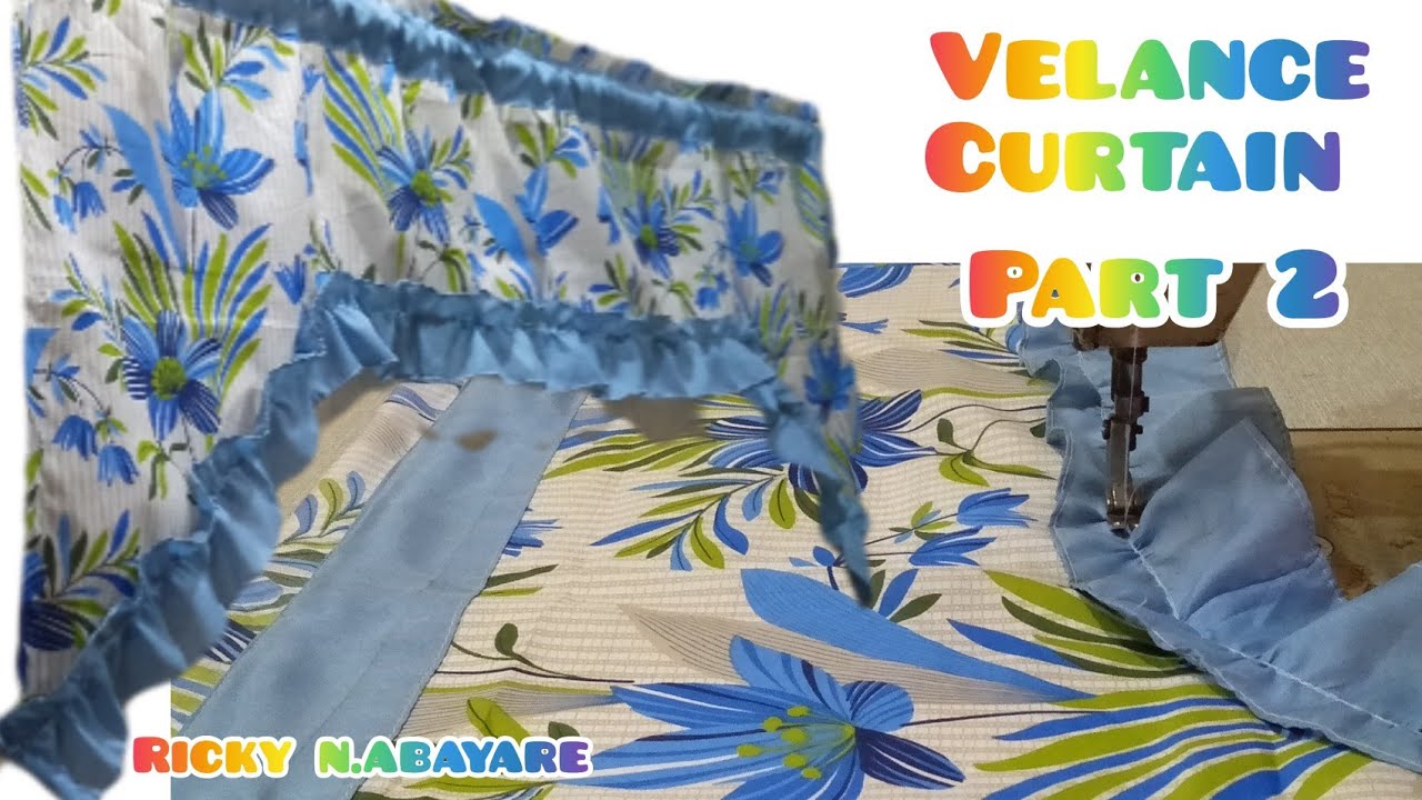paanu gumawa Ng velance curtain? How to cut and sew?(by Ricky n.Abayare) vlog #12