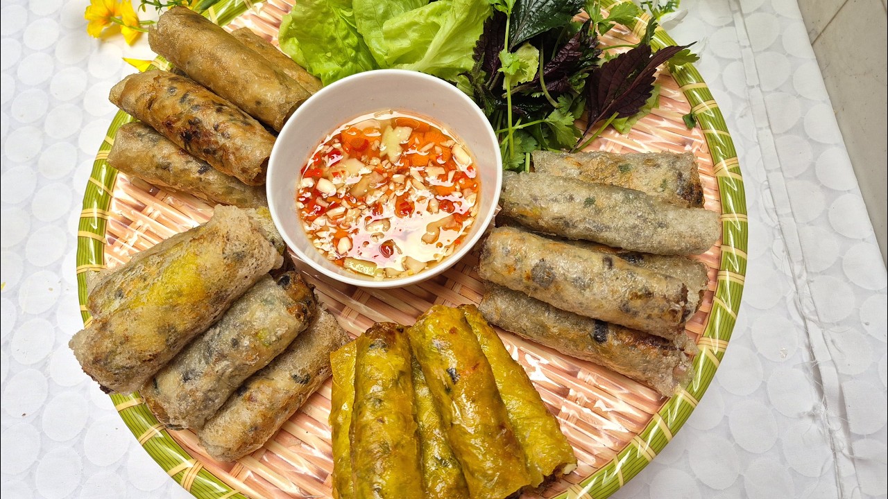 1 Công Thức Nhân - 4 Loại Vỏ Bánh: Bí quyết làm Nem Rán giòn tan, đẹp mắt cho ngày Tết