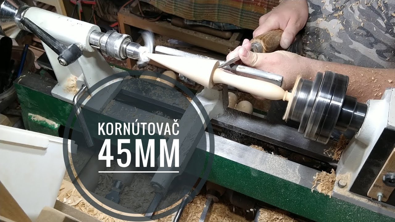 Výroba Kornútovačov 45mm / making a waffle cone shaper (diam.45mm)