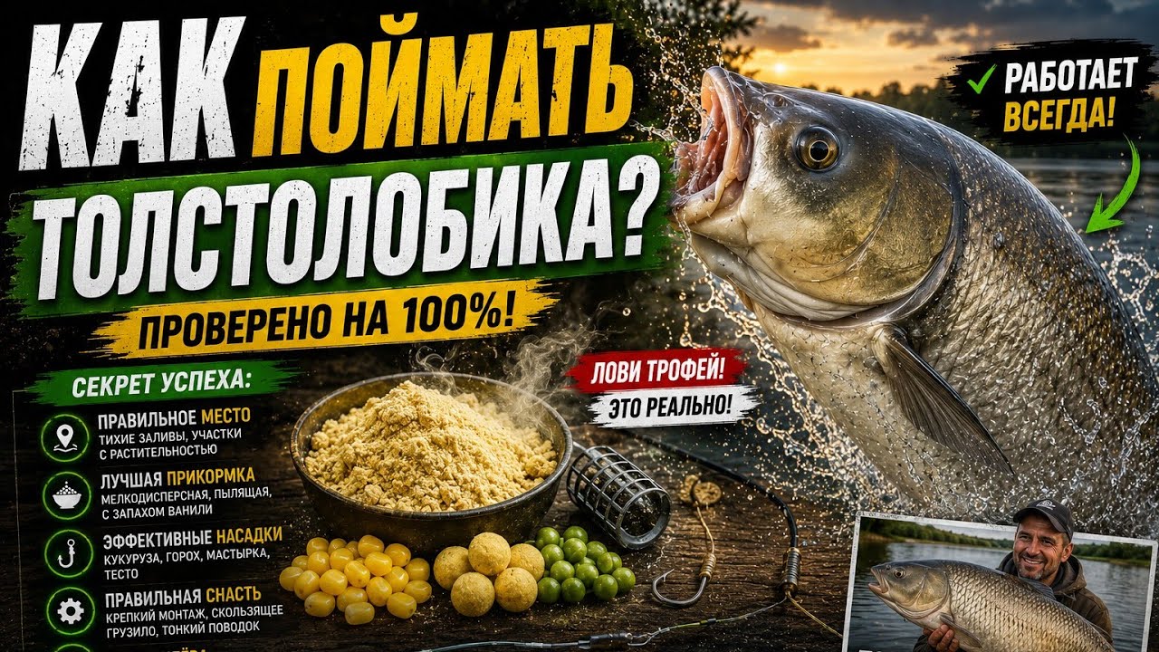 Как правильно ловить толстолобика? На что клюёт толстолобик? Где искать толстолобика?