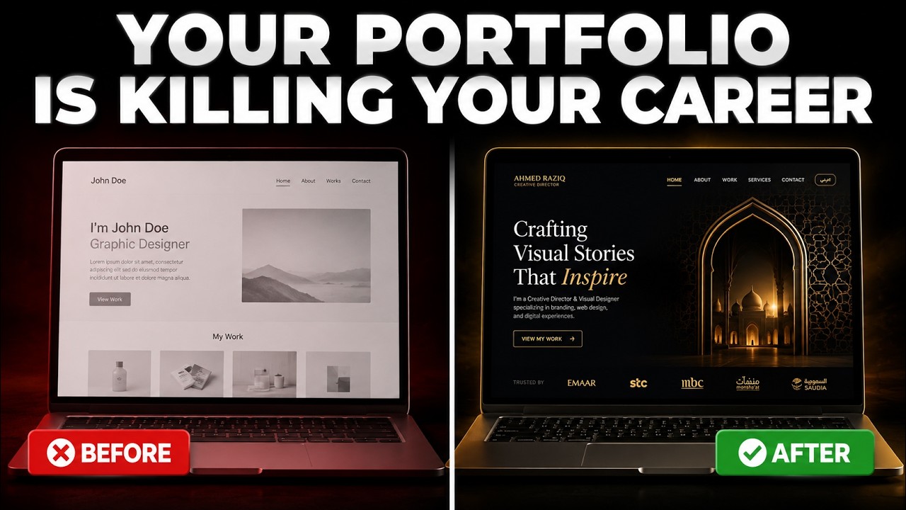 I Built a Portfolio in 5 Minutes (MENA Creatives Must See This)