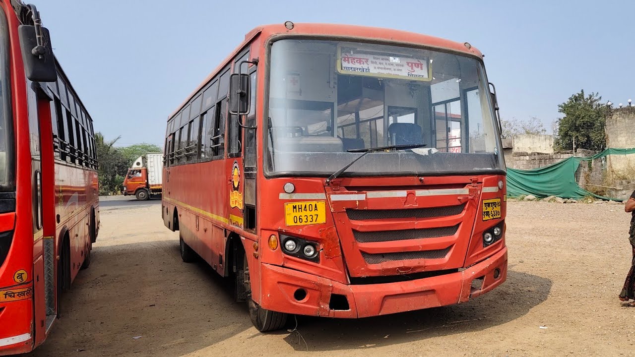 Chatrapati Sambhajinagar To Pune Bus Journey In MSRTC Lal Pari #sambhajinagar #pune