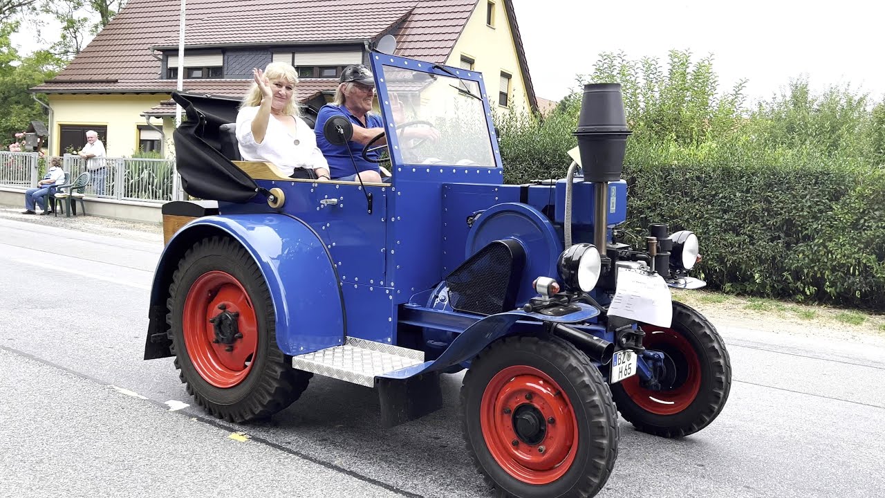 Oldtimer Traktorenkorso um die Erdachse 22. Kemnitzer Traktortreffen 25.08.2024 Folklore TV