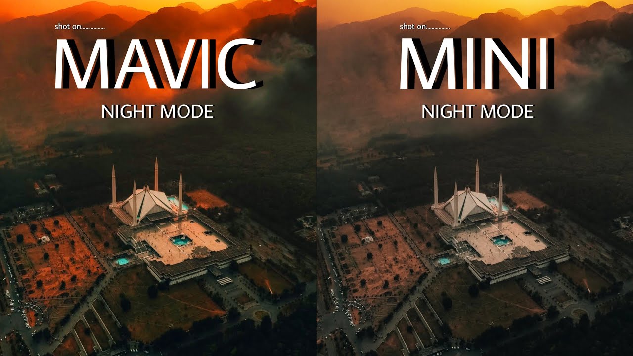 DJI Mavic 4 Pro VS DJI MINI 4 Pro | NIGHT MODE | Camera Test