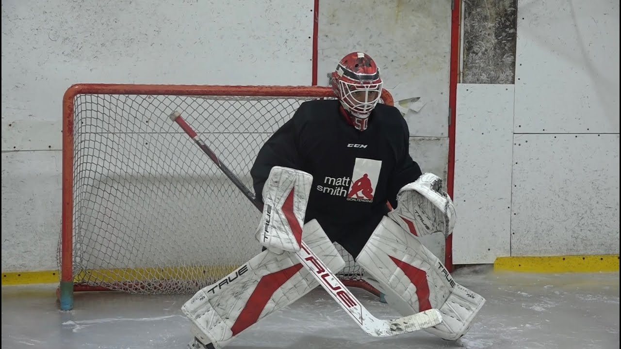 Nico Daws is training this summer at Matt Smith Goaltending in Cambridge