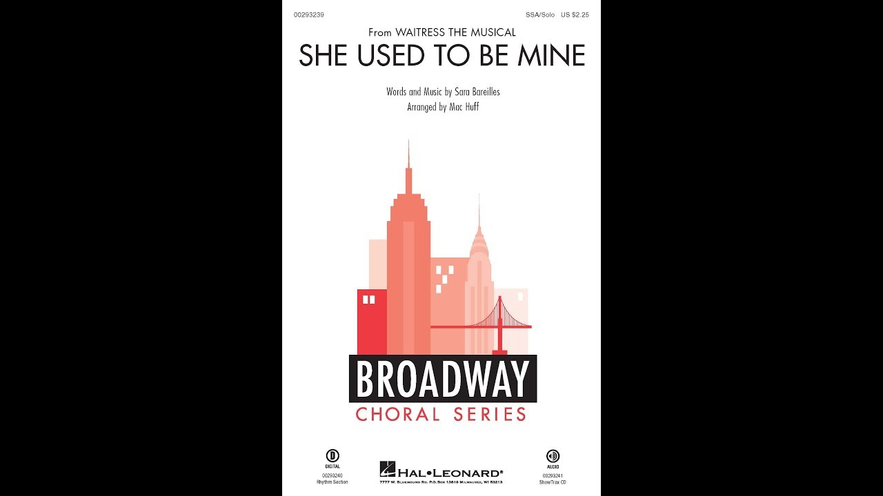 She Used to Be Mine (SSA Choir) - Arranged by Mac Huff