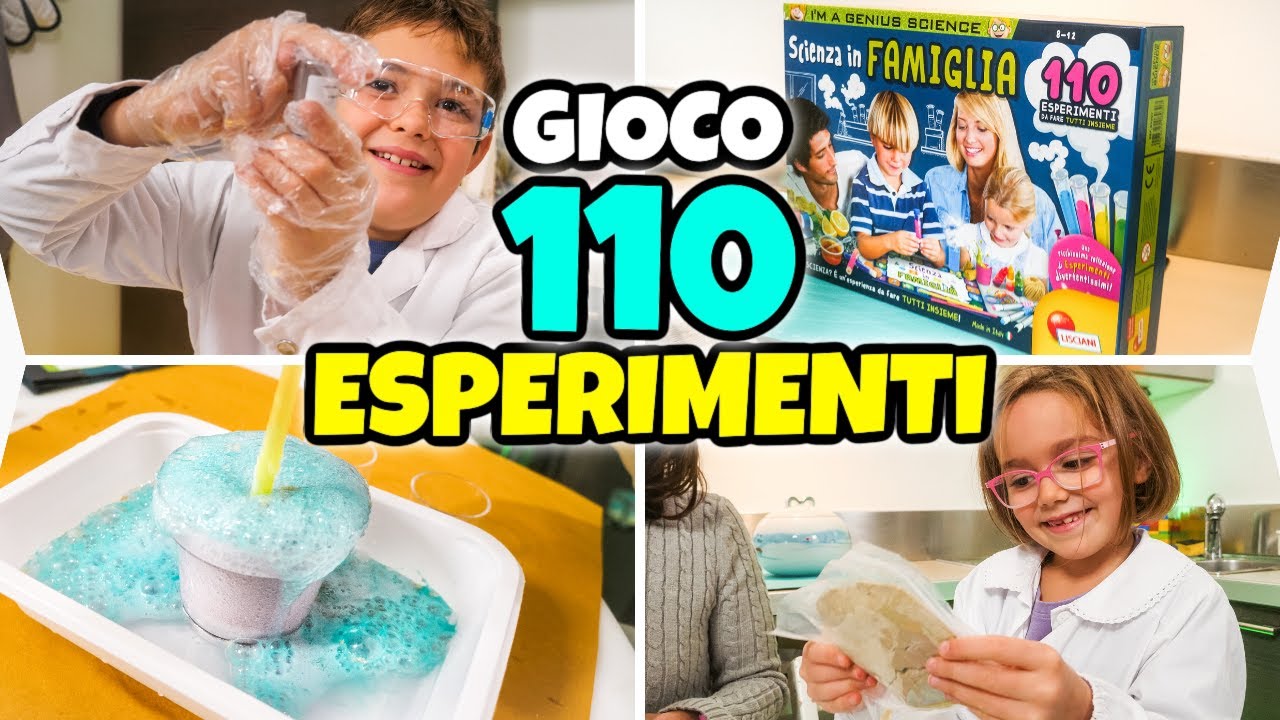 SCIENZA IN FAMIGLIA: Gioco dei 110 Esperimenti Scientifici