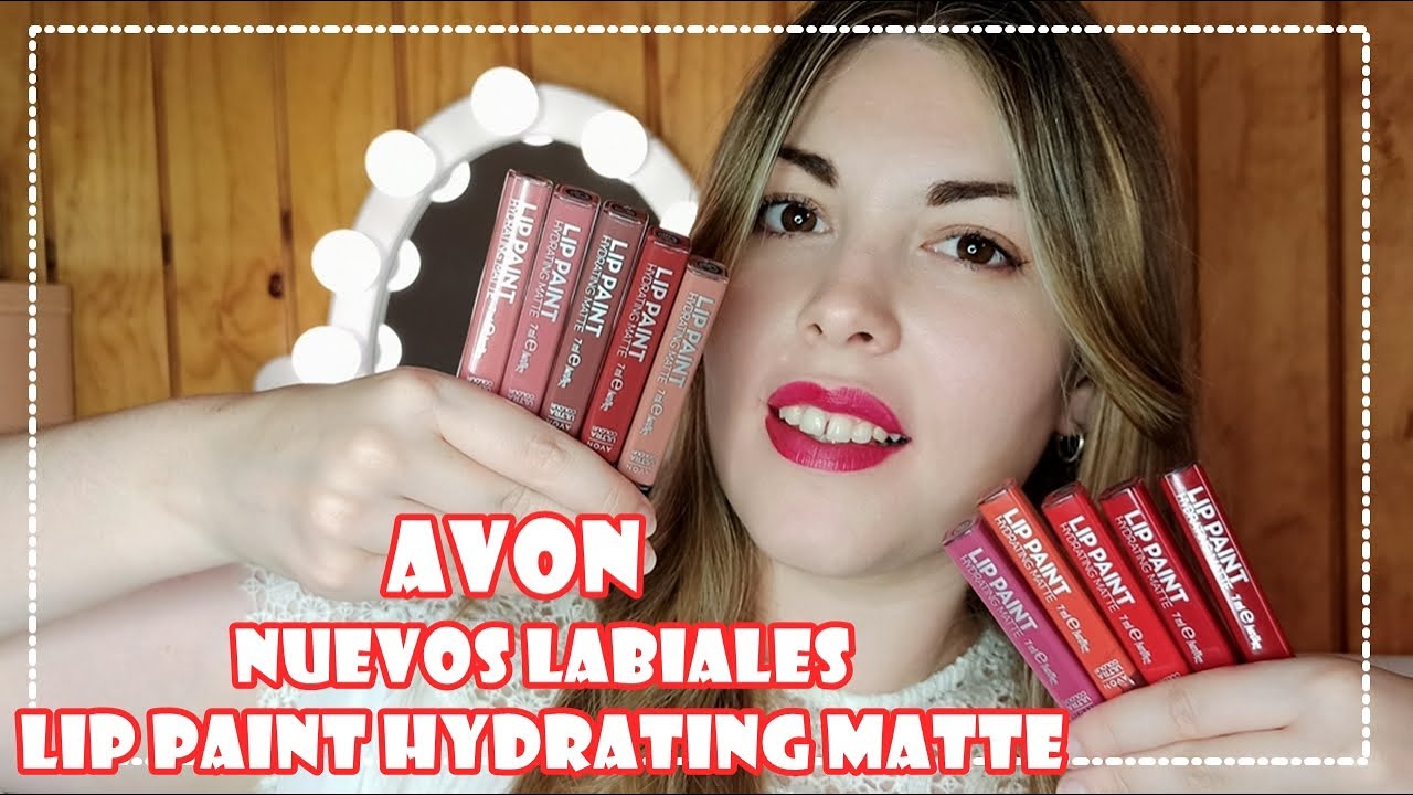 LABIALES LIP PAINT HYDRATING MATTE DE AVON 💄❤