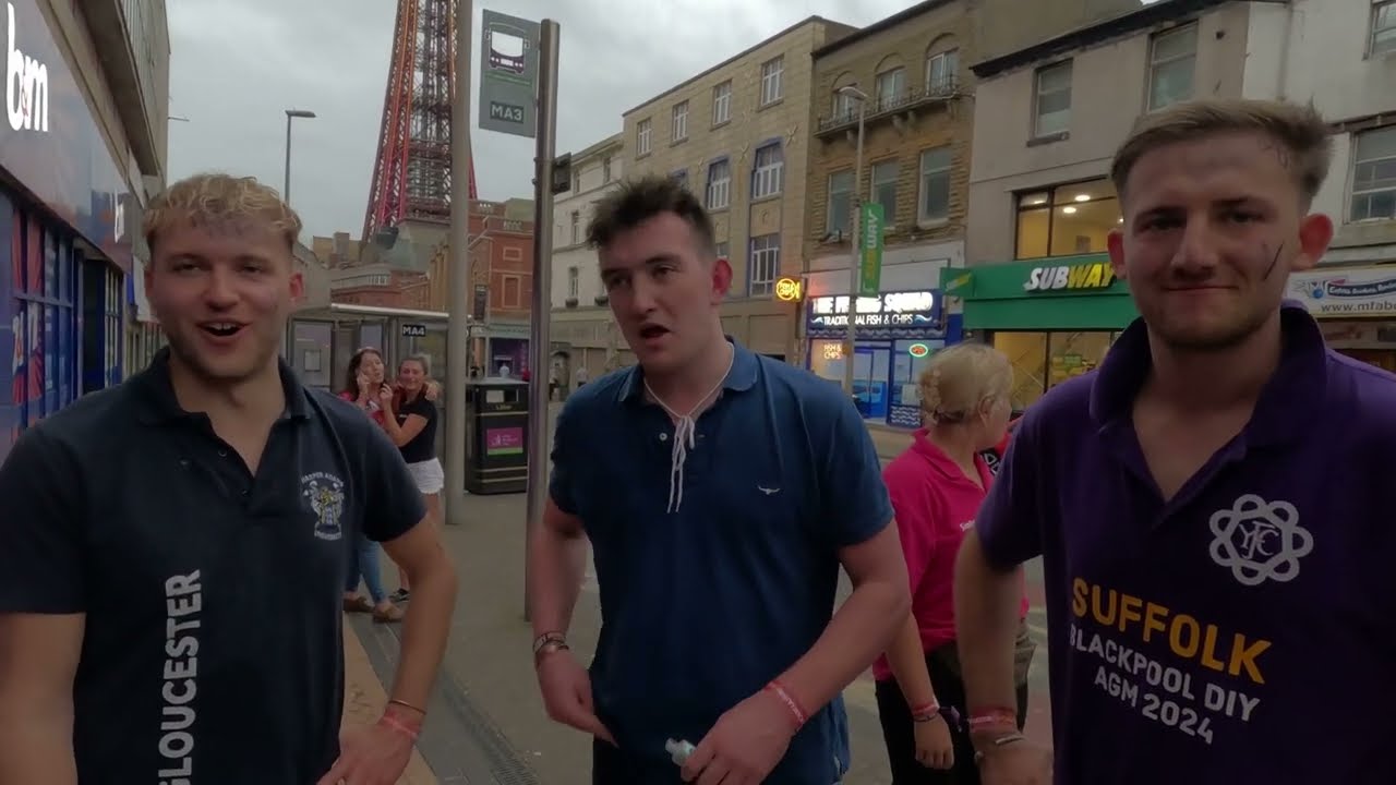 Blackpool Young Farmers 2024 / Street Interview with Farmers =They Love ❤️ Blackpool.