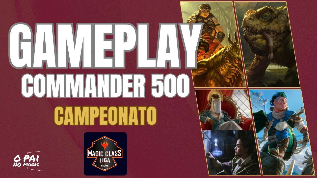 REACT - FINAL do Campeonato Commander Magic Class! 🔥🏆 #COMMANDER #CMD500 #cEDH500 #MagicClass #MTG