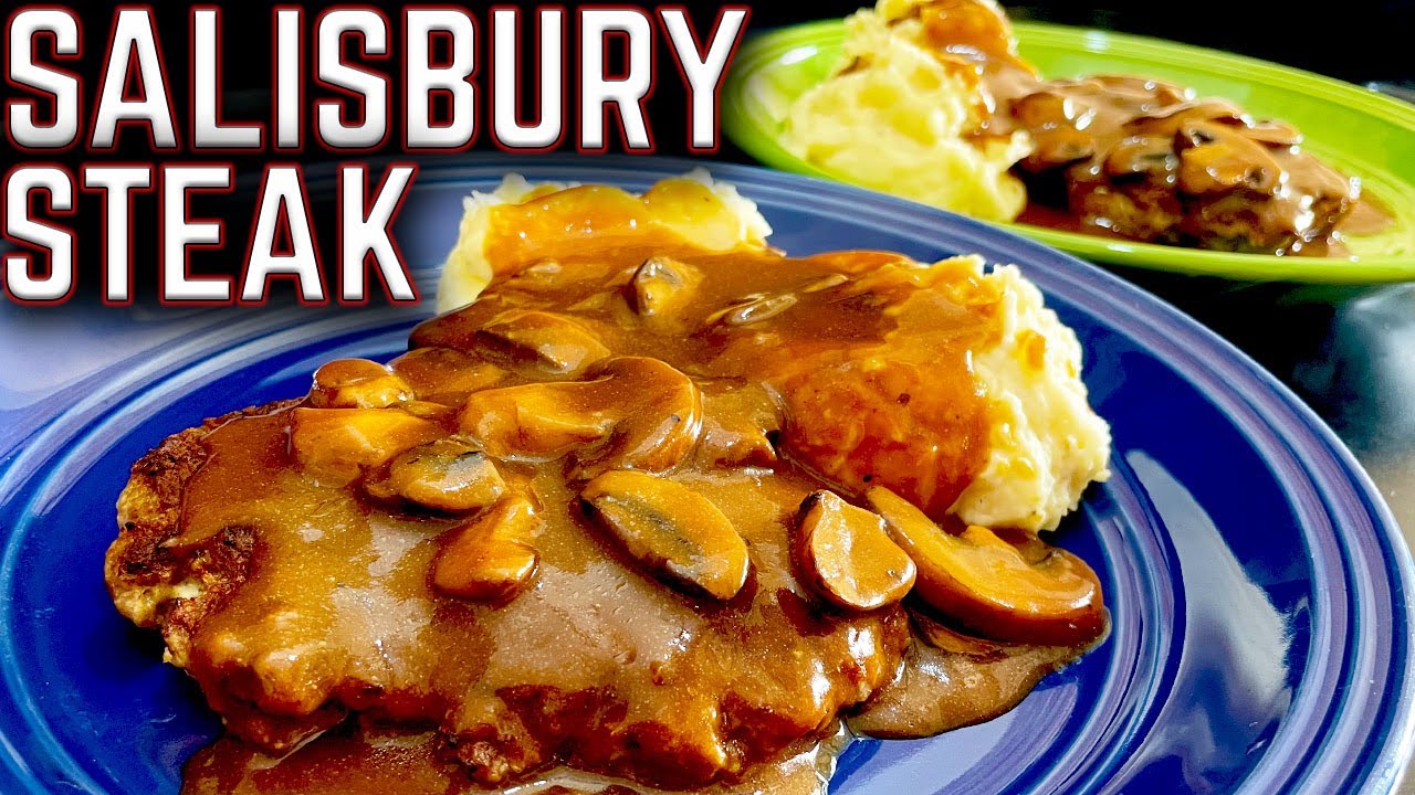 HOW TO MAKE SAVORY SALISBURY STEAK ON FLAT TOP GRILL! PIT BOSS SIERRA GRIDDLE COOK